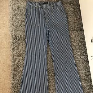 Forever 21 Stripped Bell Bottoms
